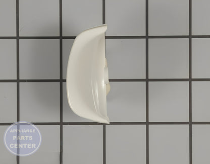 GE OVEN INFINITE CONTROL KNOB (WHITE) WB03T10282 - Detailed view of temperature control details