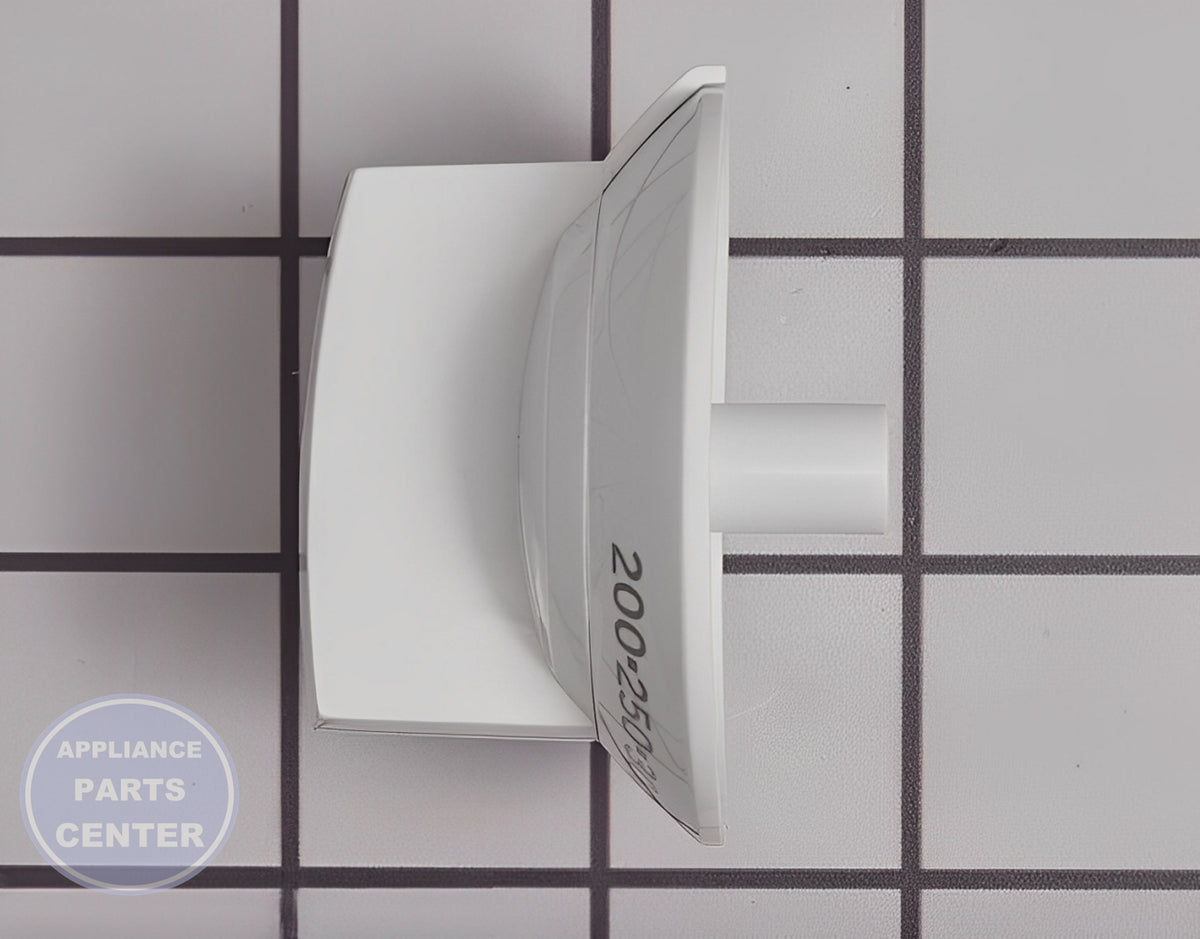 GE OVEN THERMOSTAT KNOB WB03X21229 - Detailed view of precision temperature adjustment details