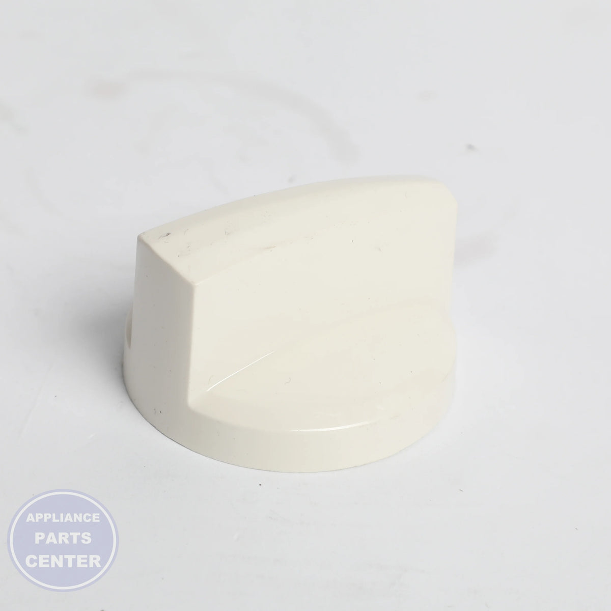 RANGE KNOB - BISQUE WB03X21349 - Side view with precise measurements