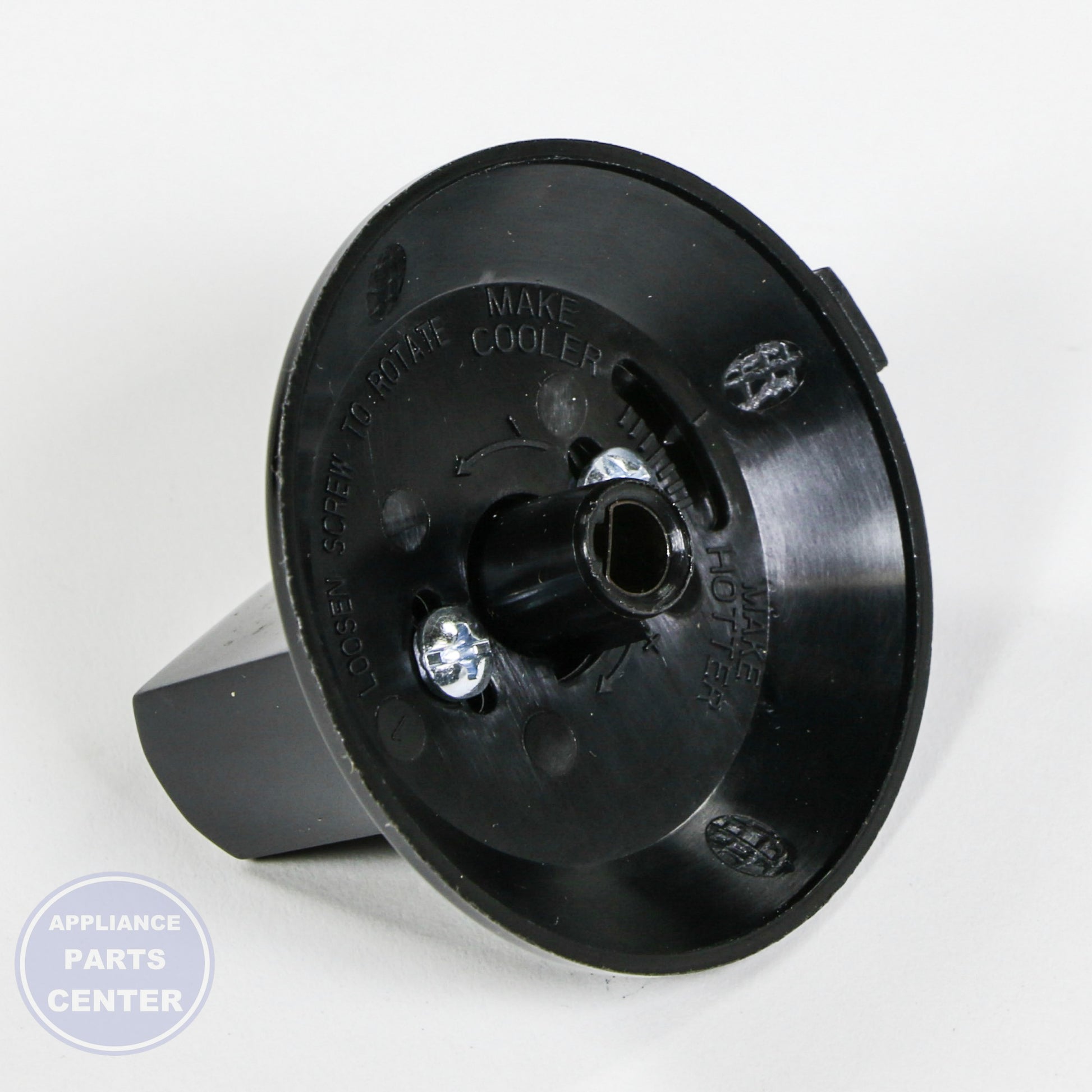 RANGE THERMOSTAT KNOB - BLACK WB03X21367 - Detailed view of durable material and design