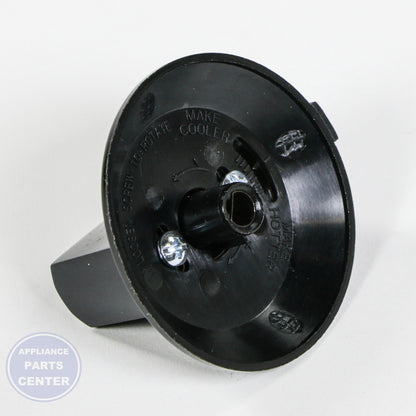 RANGE THERMOSTAT KNOB - BLACK WB03X21367 - Detailed view of durable material and design