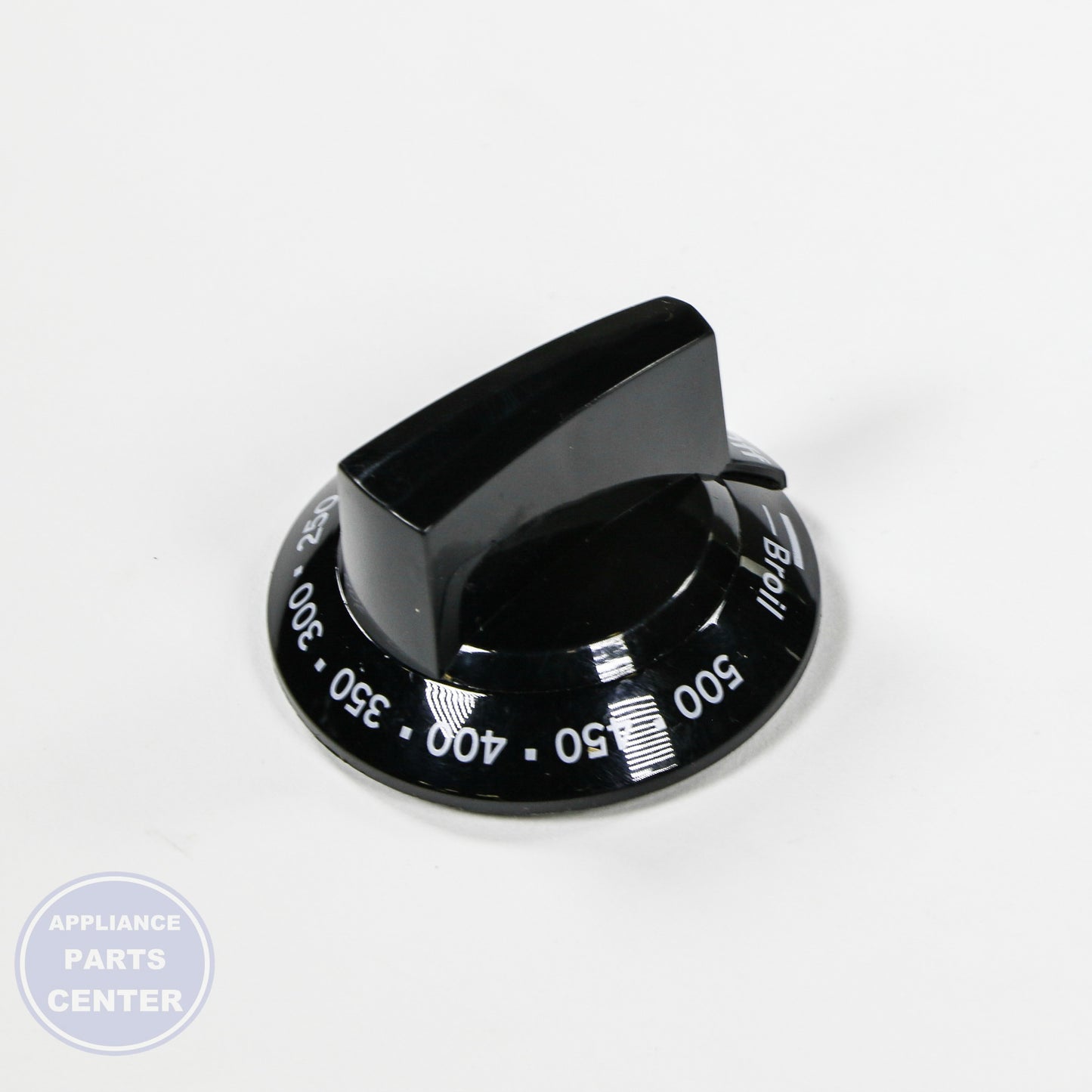 RANGE THERMOSTAT KNOB - BLACK WB03X21367 - Side view with [specific measurements/specs]