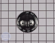 GE OVEN THERMOSTAT KNOB ASSEMBLY WB03X22503 - Main view showing precise temperature control for GE models