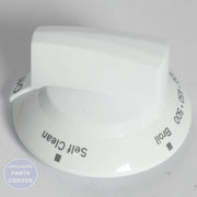GEH RANGE THERMOSTAT KNOB - WHITE WB03X23606 - Main view showing temperature control for specific models