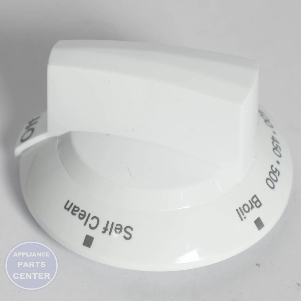GEH RANGE THERMOSTAT KNOB - WHITE WB03X23606 - Main view showing temperature control for specific models