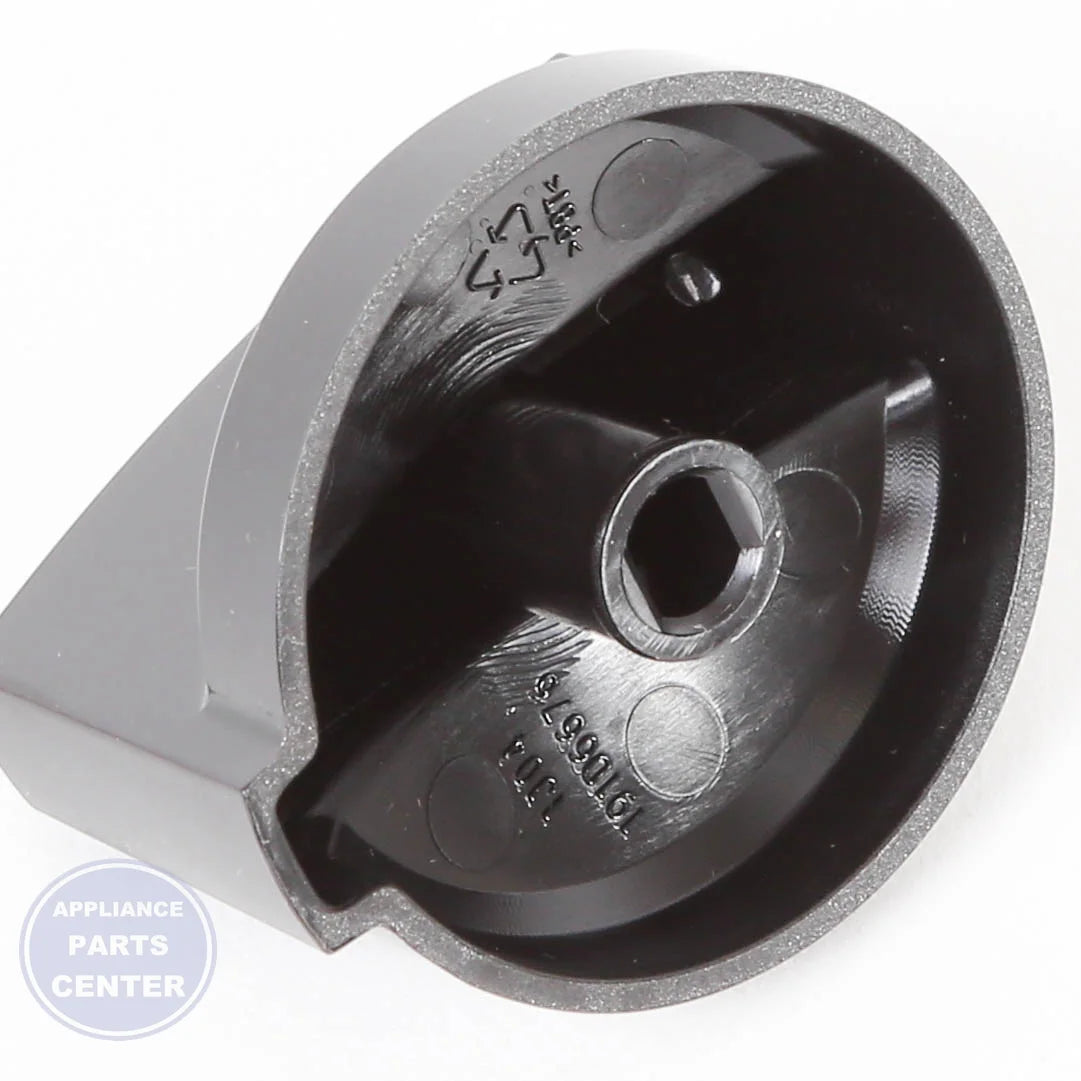 GEH KNOB BK WB03X24103 - Installation in GEH XX model showing simple mounting points