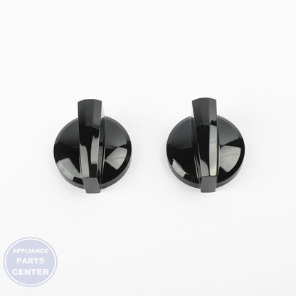KNOB KIT WB03X26320 - Side view with precise measurements for easy replacement