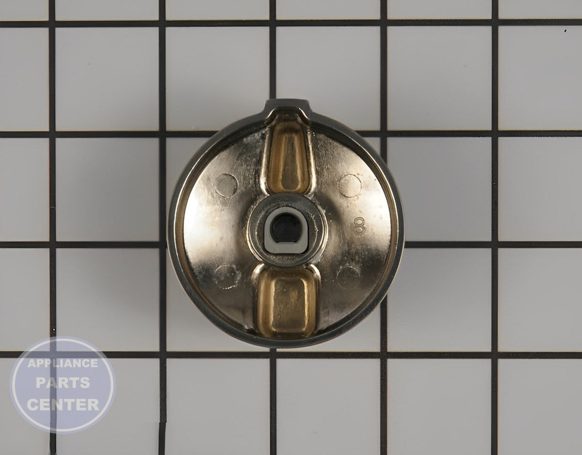 GE OVEN KNOB WB03X27192 - Side view with specific measurements