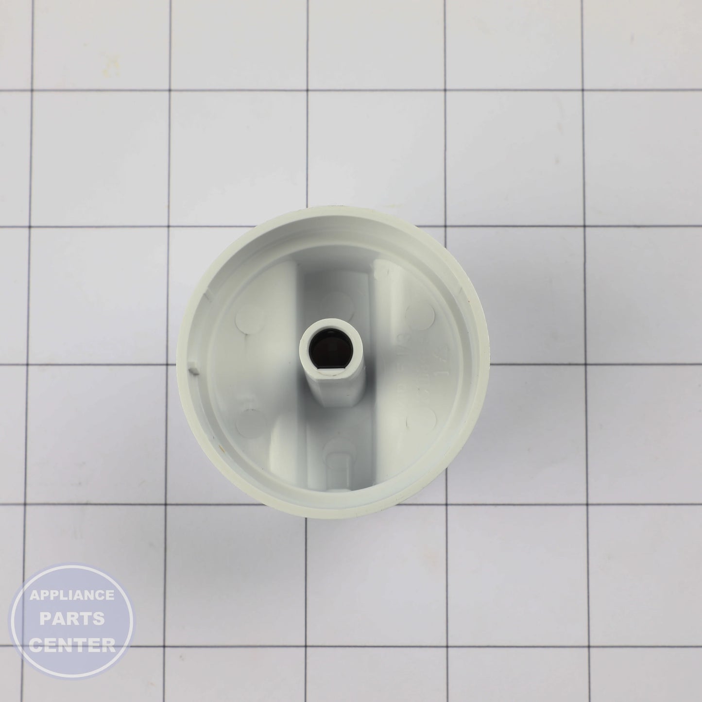 KNOB ASM WH WB03X29306 - Side view with durable material specs