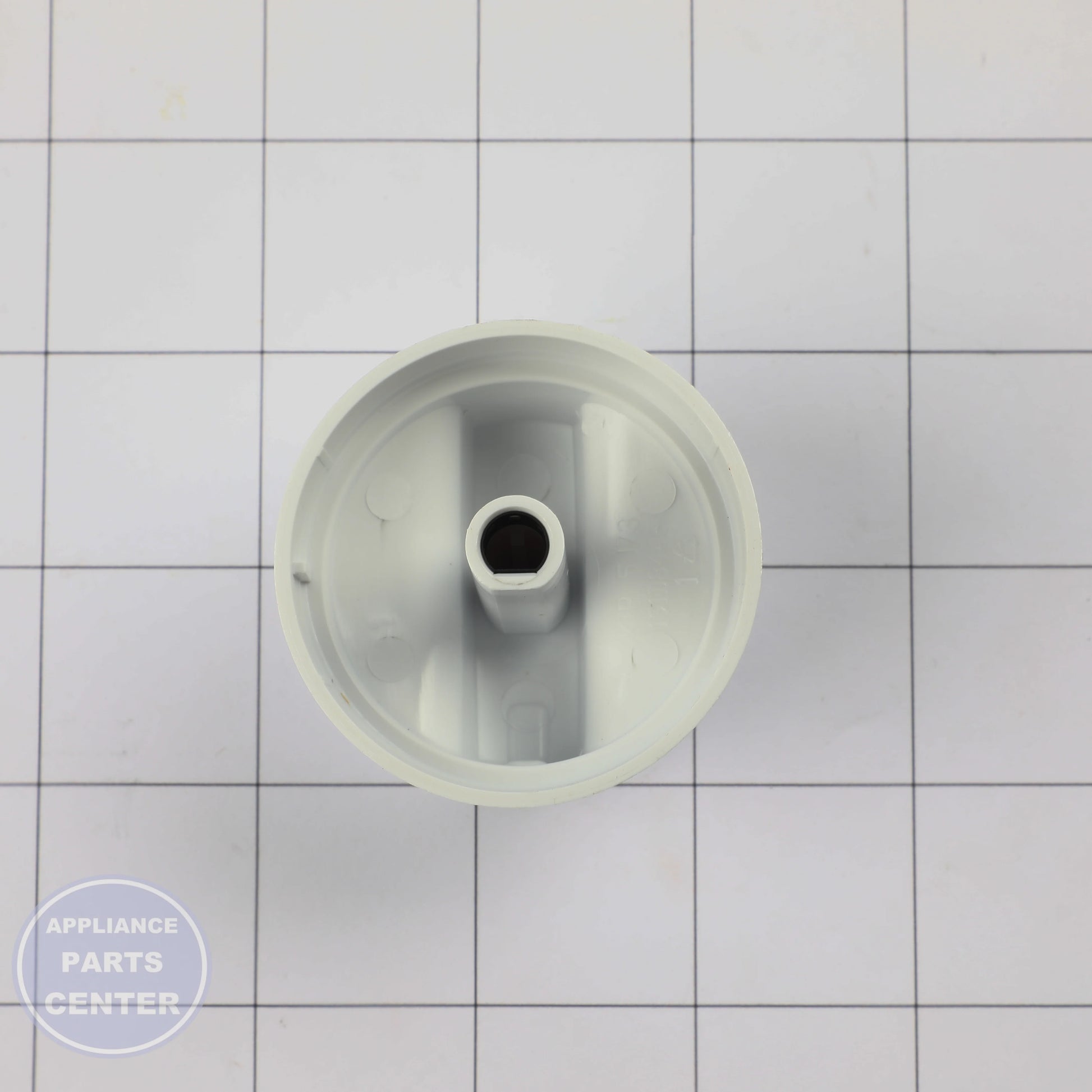 KNOB ASM WH WB03X29306 - Side view with durable material specs