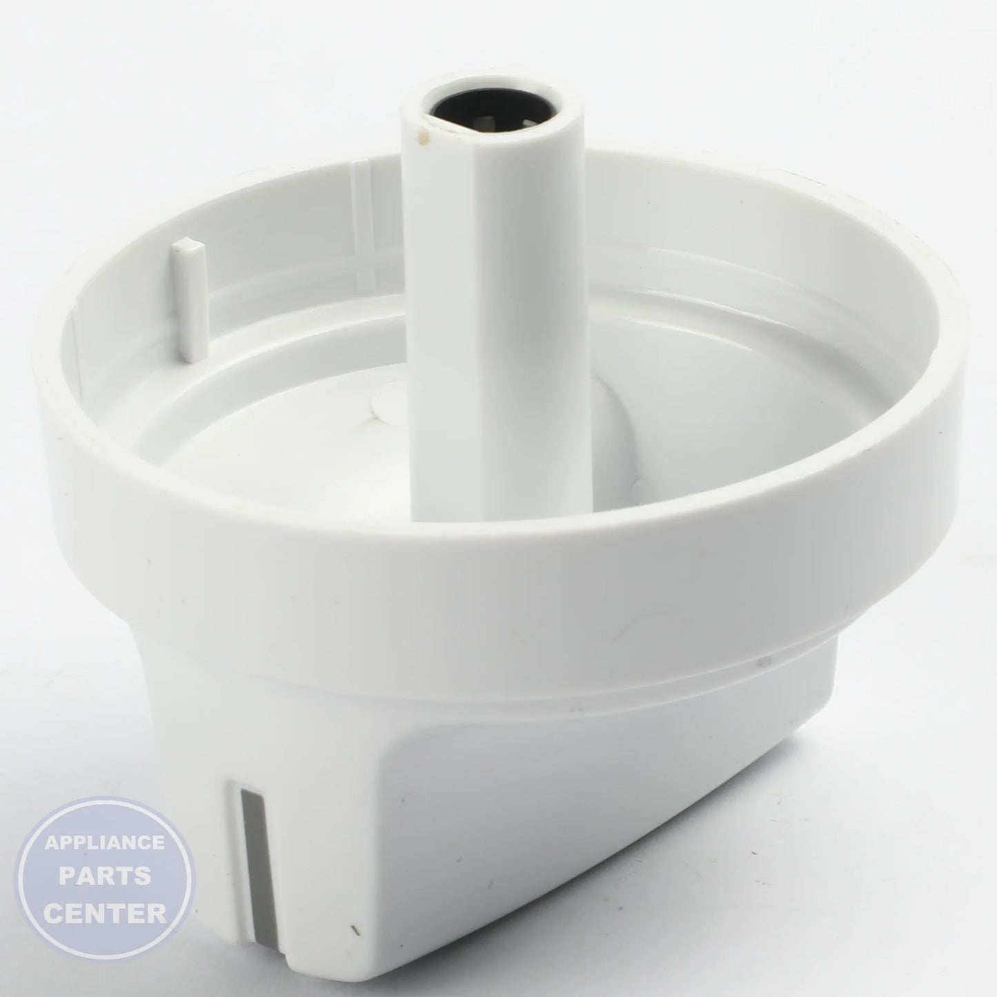 GEH KNOB ASM WH WB03X29306 - Installation in specific model showing easy mounting points