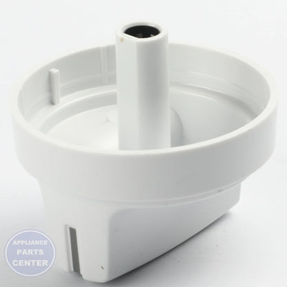 GEH KNOB ASM WH WB03X29306 - Installation in specific model showing easy mounting points