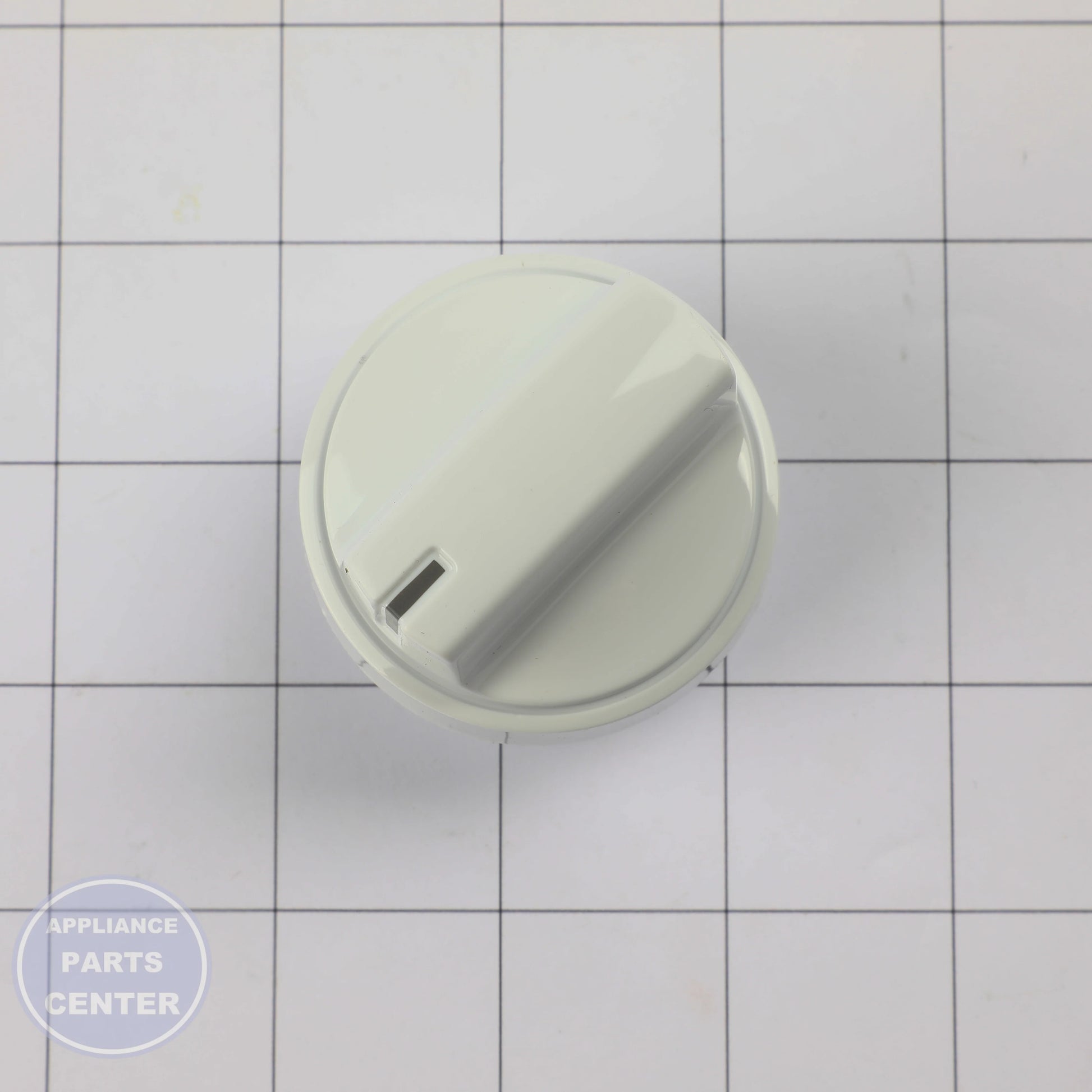 GEH KNOB ASM WH WB03X29306 - Installation in specific model showing easy mounting points