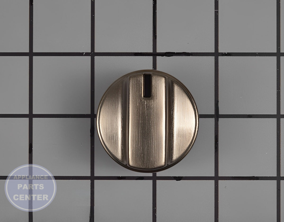 GE OVEN RANGE CONTROL KNOB STAINLESS STEEL - Main view showing temperature settings for GE models