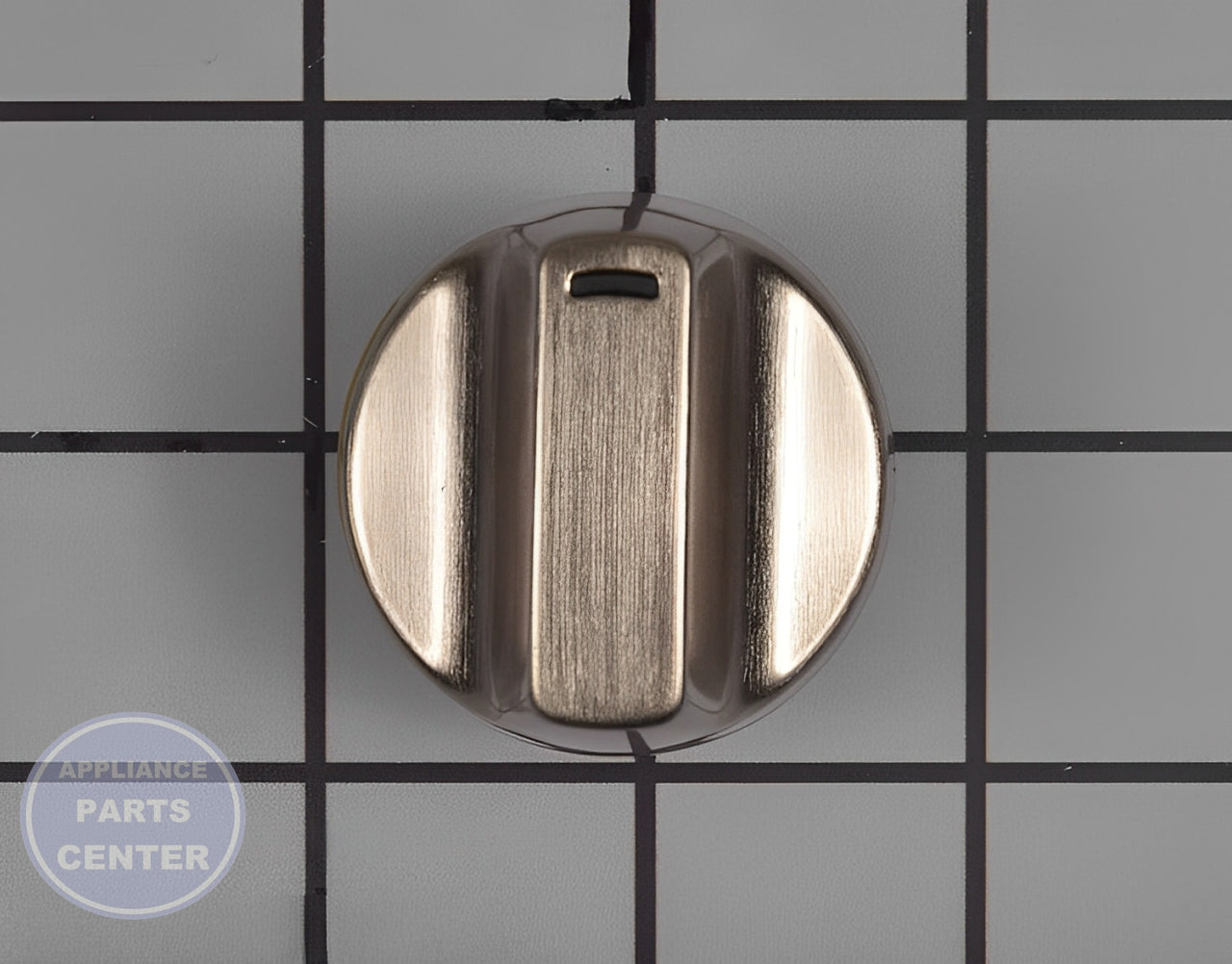 GE Oven WB03X29392 - Main view showing stainless steel knob for GE Profile Series