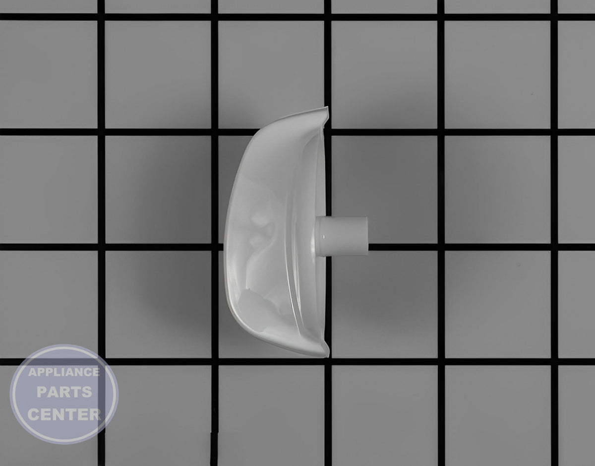 KNOB MINIVALVE WHITE WB03X31144 - Detailed view of smooth operation details