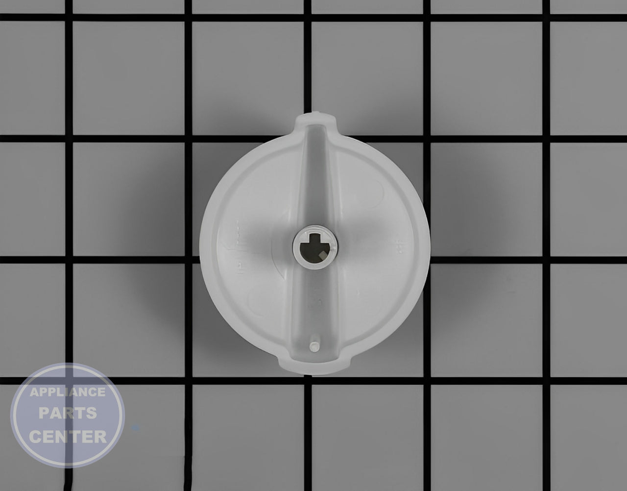 KNOB MINIVALVE WHITE WB03X31144 - Side view with durable materials