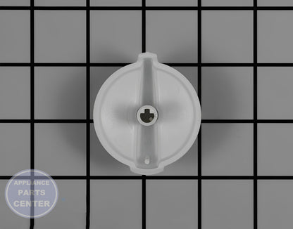 KNOB MINIVALVE WHITE WB03X31144 - Side view with durable materials