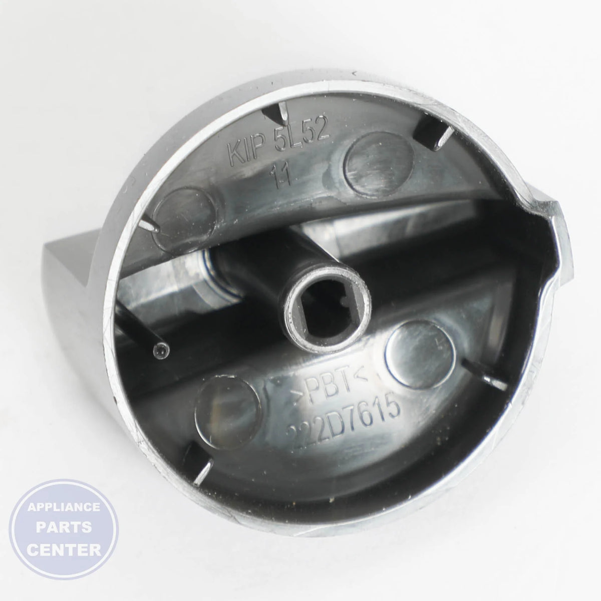 DARK DORIAN GRAY KNOB WB03X31452 - Detailed view of temperature markings
