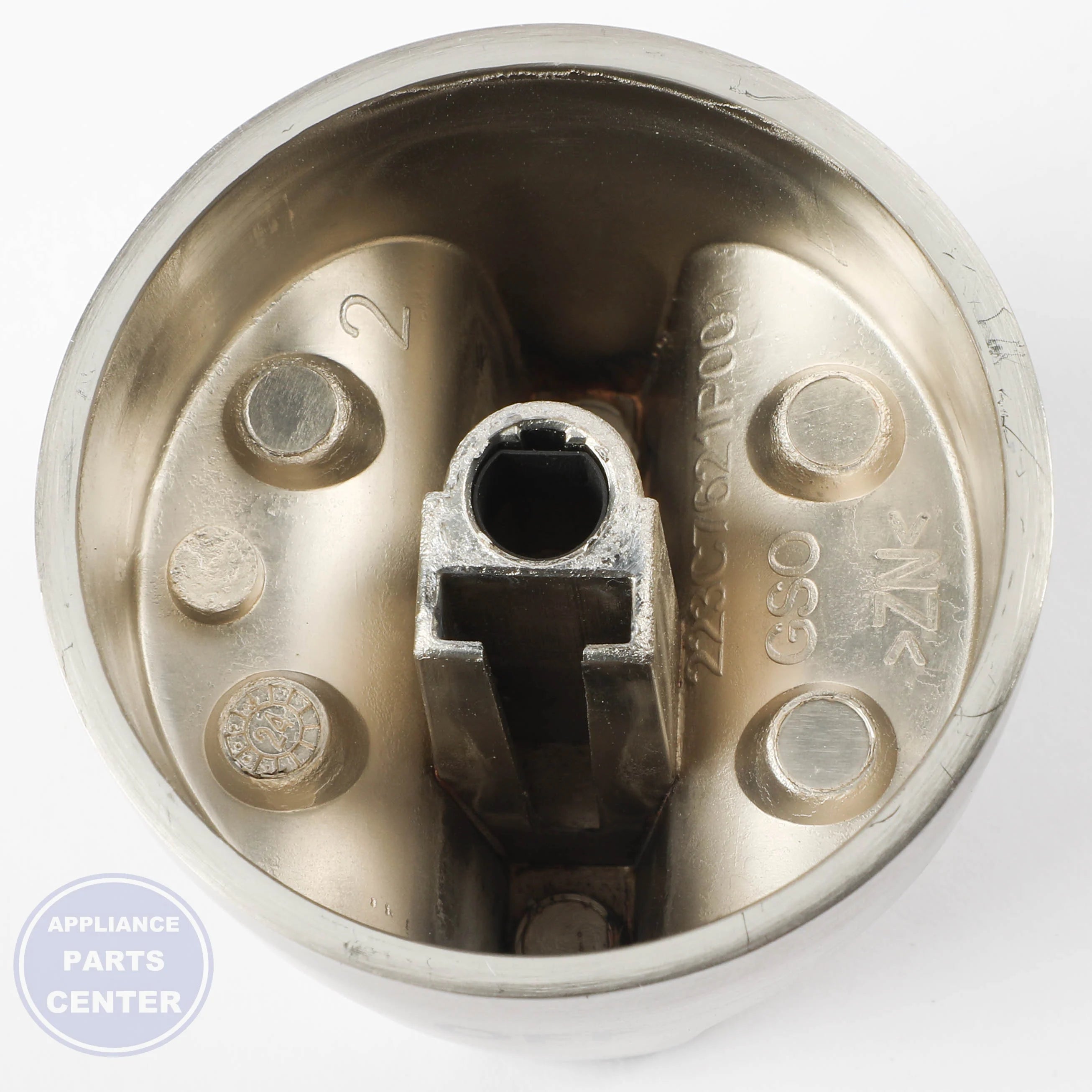 GEH BRUSHED SS MULTI RING KNOB WB03X31659 - Main view showing precise control for various GEH models