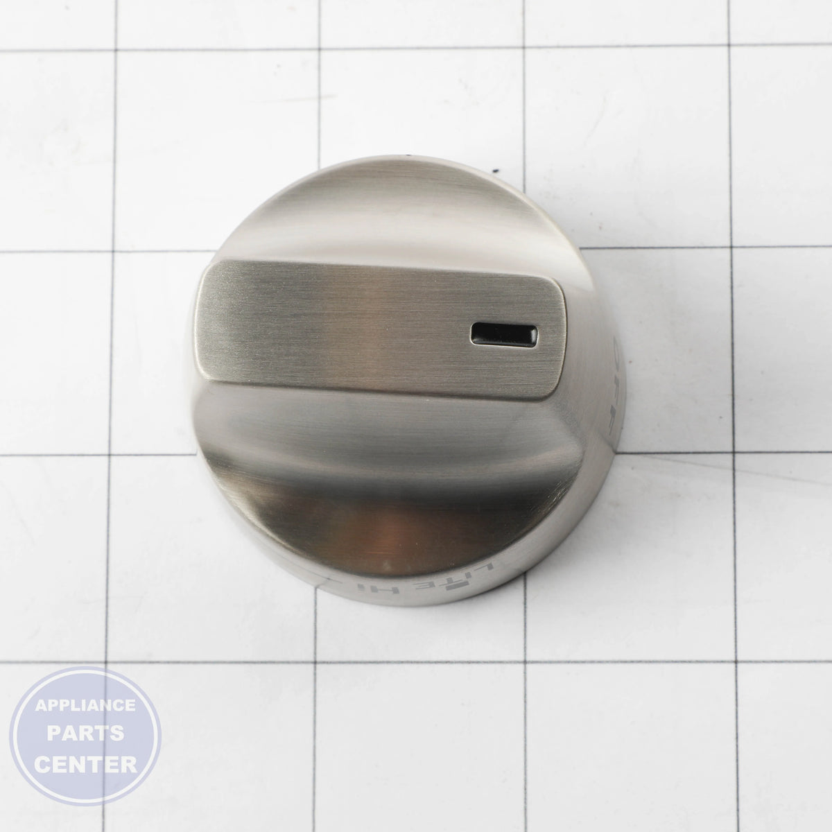 GEH BRUSHED SS MULTI RING KNOB WB03X31659 - Installation in GEH model showing easy mounting points
