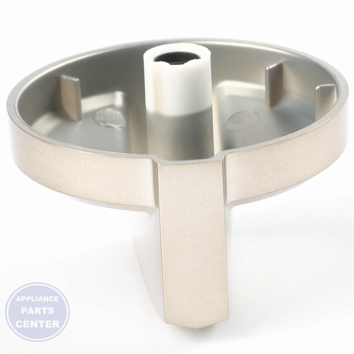 STAINLESS STEEL KNOB WB03X39529 - Detailed view of temperature control details