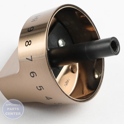 BRONZE KNOB BURNER WB03X39547 - Detailed view of reliable performance features