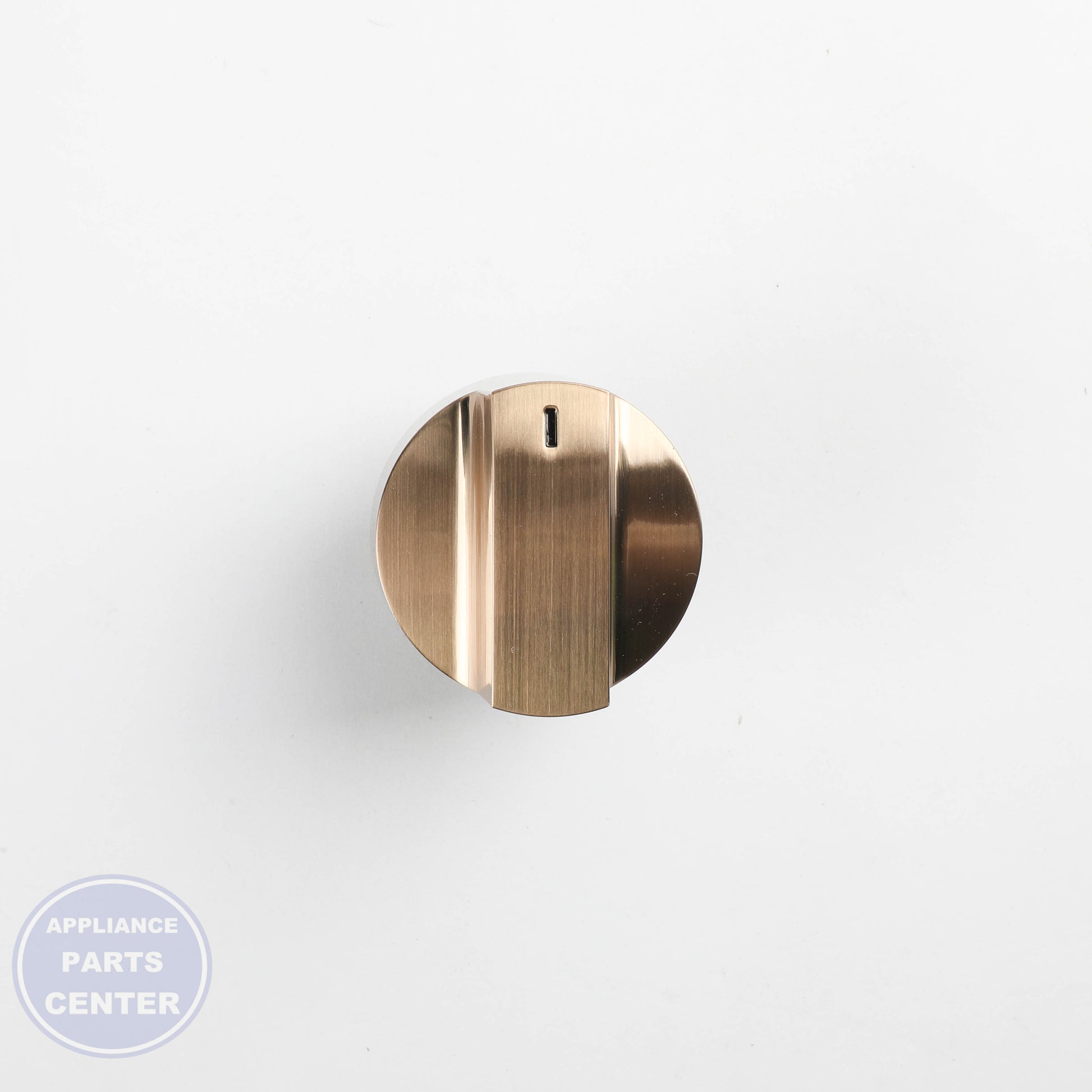 BRONZE KNOB BURNER WB03X39547 - Side view with durable craftsmanship