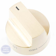GEH BRUSHED BRASS KNOB ASM WB03X46000 - Main view showing elegant brass design for GEH Range/Stove/Oven
