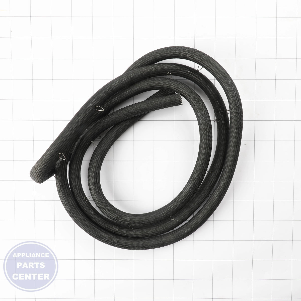 RANGE OVEN DOOR GASKET WB04T10076 - Side view with [specific measurements/specs]