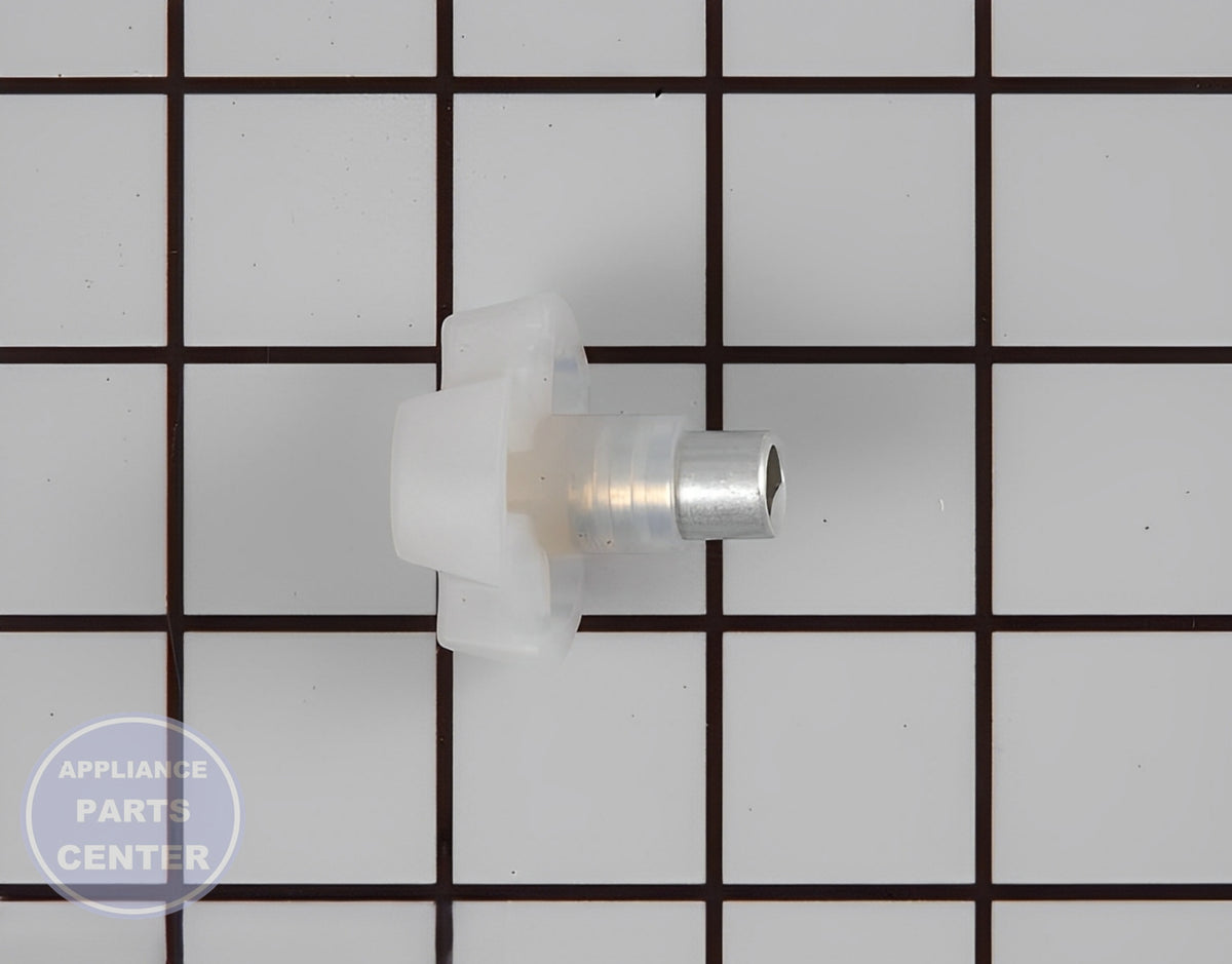 Glass Tray Drive Coupling WB06X10312 - Detailed view of durable coupler design