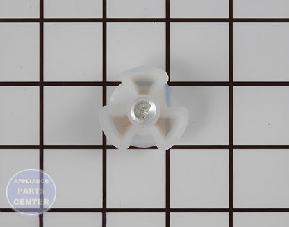 Glass Tray Drive Coupling WB06X10312 - Side view with 10-inch precise measurements