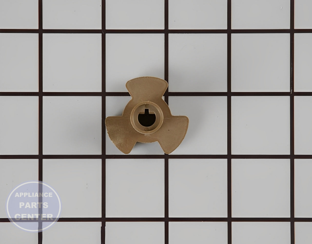 GE Sharp Glass Tray Drive Coupling WB06X10564 - Detailed view of high-quality materials