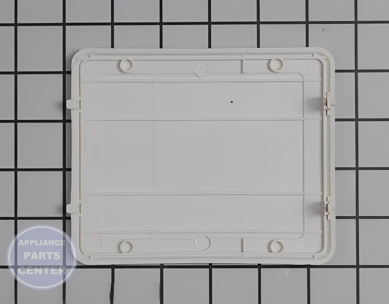 GE Oven Cover Assembly WB06X10764 - Detailed view of sturdy resin material