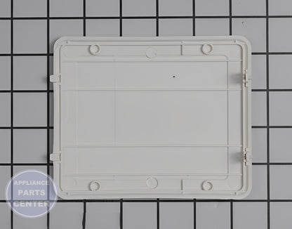 GE Oven Cover Assembly WB06X10764 - Detailed view of sturdy resin material