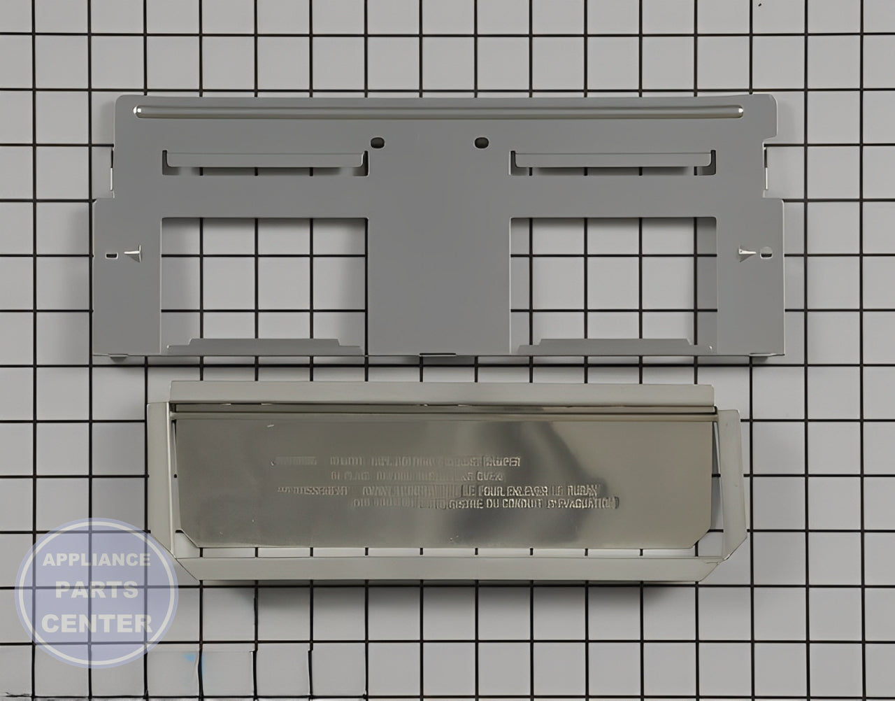 GEH DAMPER BRACKET WB06X10938 - Main view showing door support for GEH models