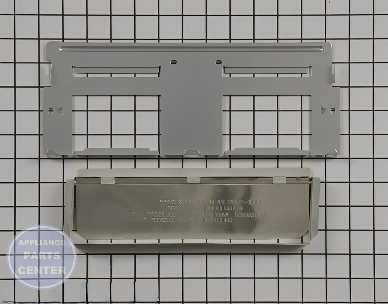 DAMPER BRACKET WB06X10938 - Detailed view of door bracket technical details