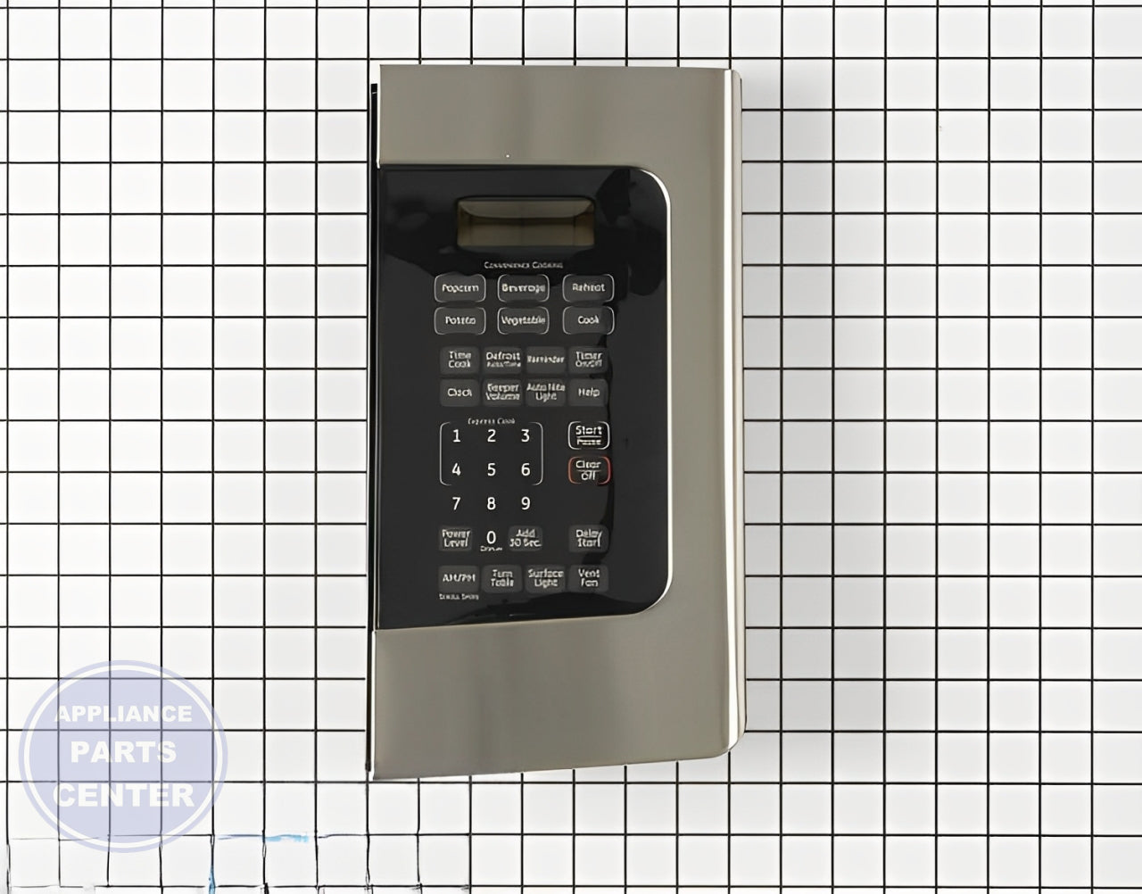GE Microwave Touchpad and Control Panel WB07X11051 - Main view showing advanced control features for GE models