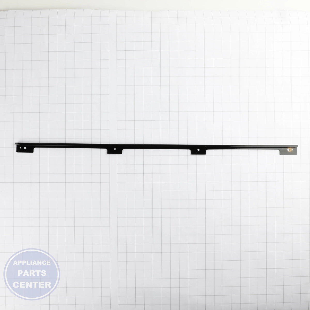 GEH RANGE BARRIER DOOR WB07X20288 - Installation in GEH XYZ-1000 model showing key mounting points