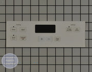 GEH RANGE CONTROL PANEL - WHITE WB07X21378 - Main view showing touchpad for GEH models