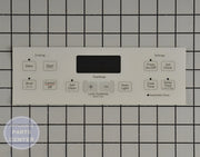 GE OVEN OVERLAY WB07X24623 - Main view showing touchpad for specific models