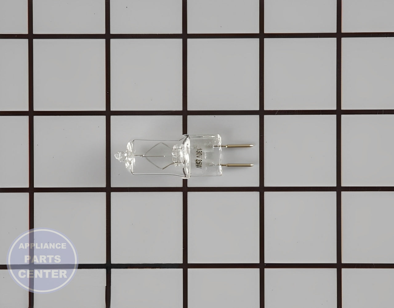 GE Halogen Lamp WB08T10023 - Main view showing bright illumination for GE and Kenmore models