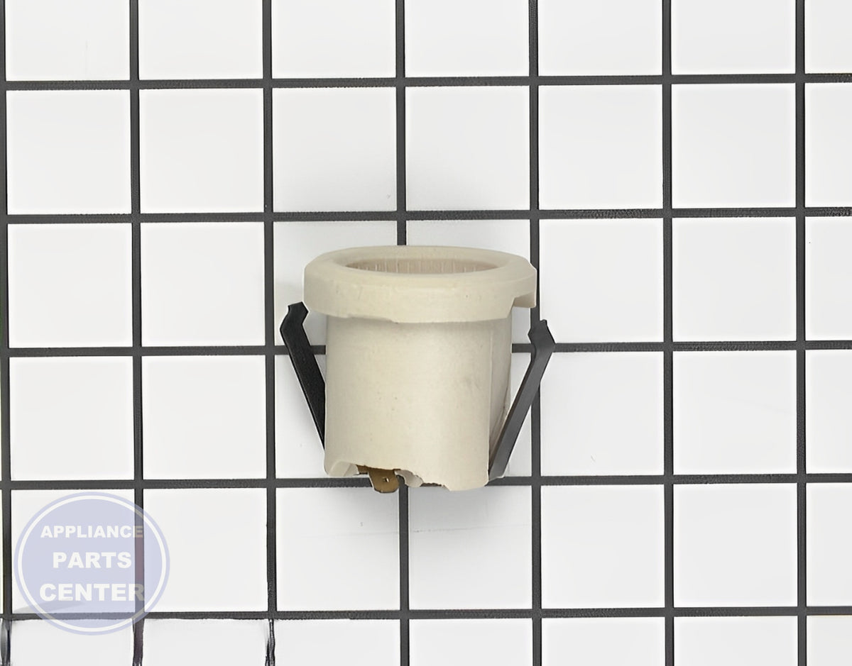 GE RANGE PUSH-IN RECEPTACLE WB08T10026 - Main view showing efficient lighting for GEN appliances