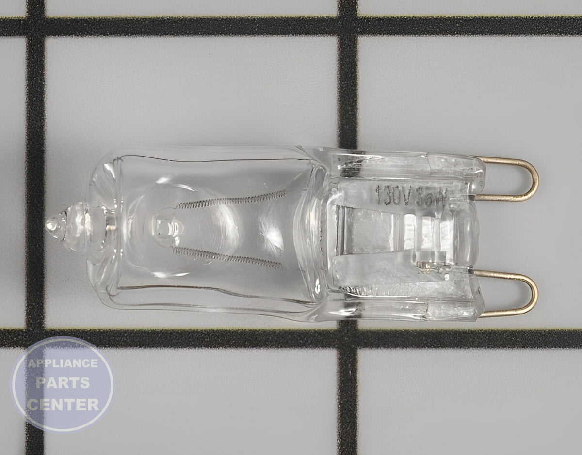 GE OVEN G9 HALOGEN LAMP WB08T10045 - Main view showing bright illumination for GE models
