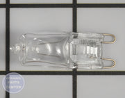 GE OVEN G9 HALOGEN LAMP WB08T10045 - Main view showing bright illumination for GE models