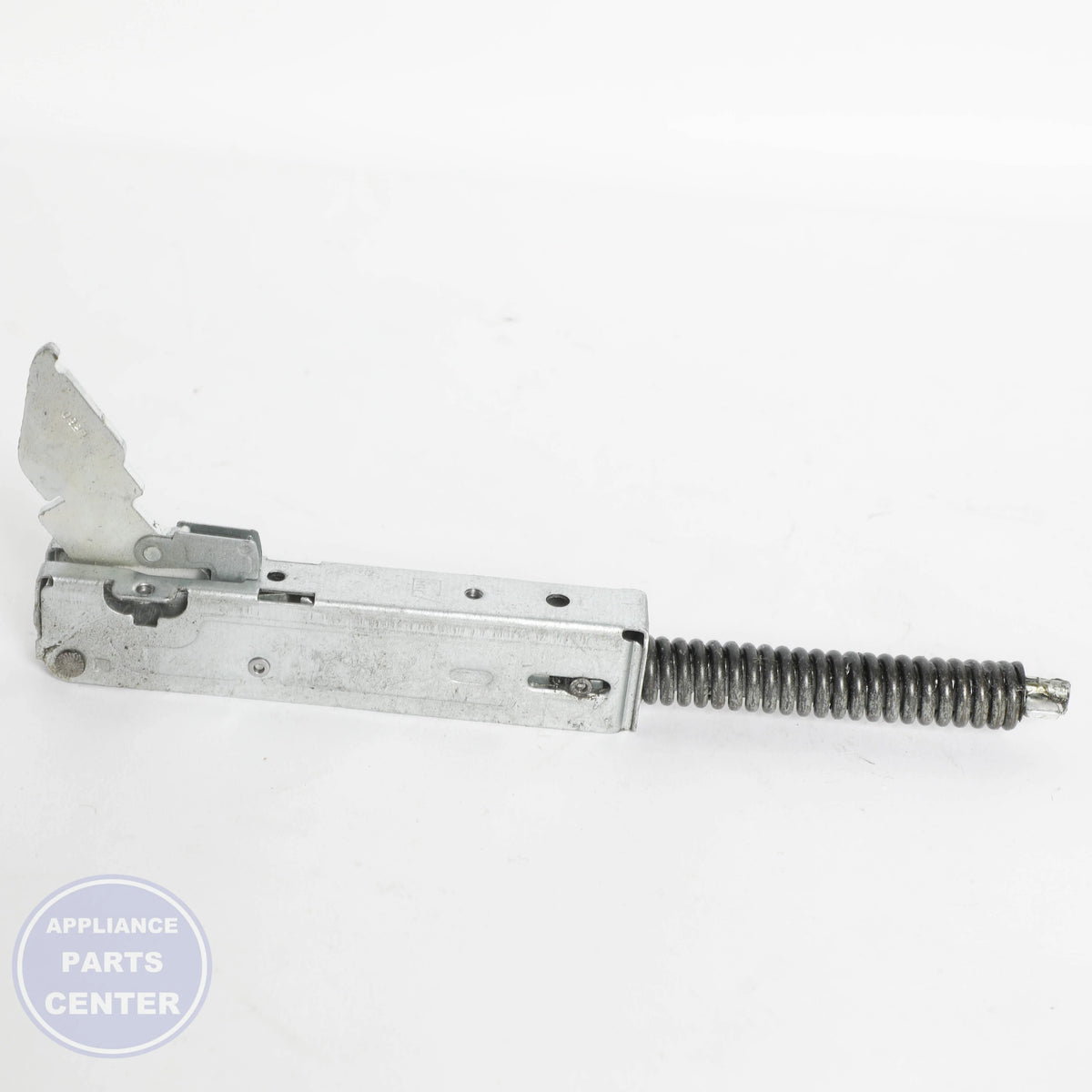 RANGE HINGE ASSEMBLY WB10T10072 - Side view with precise measurements