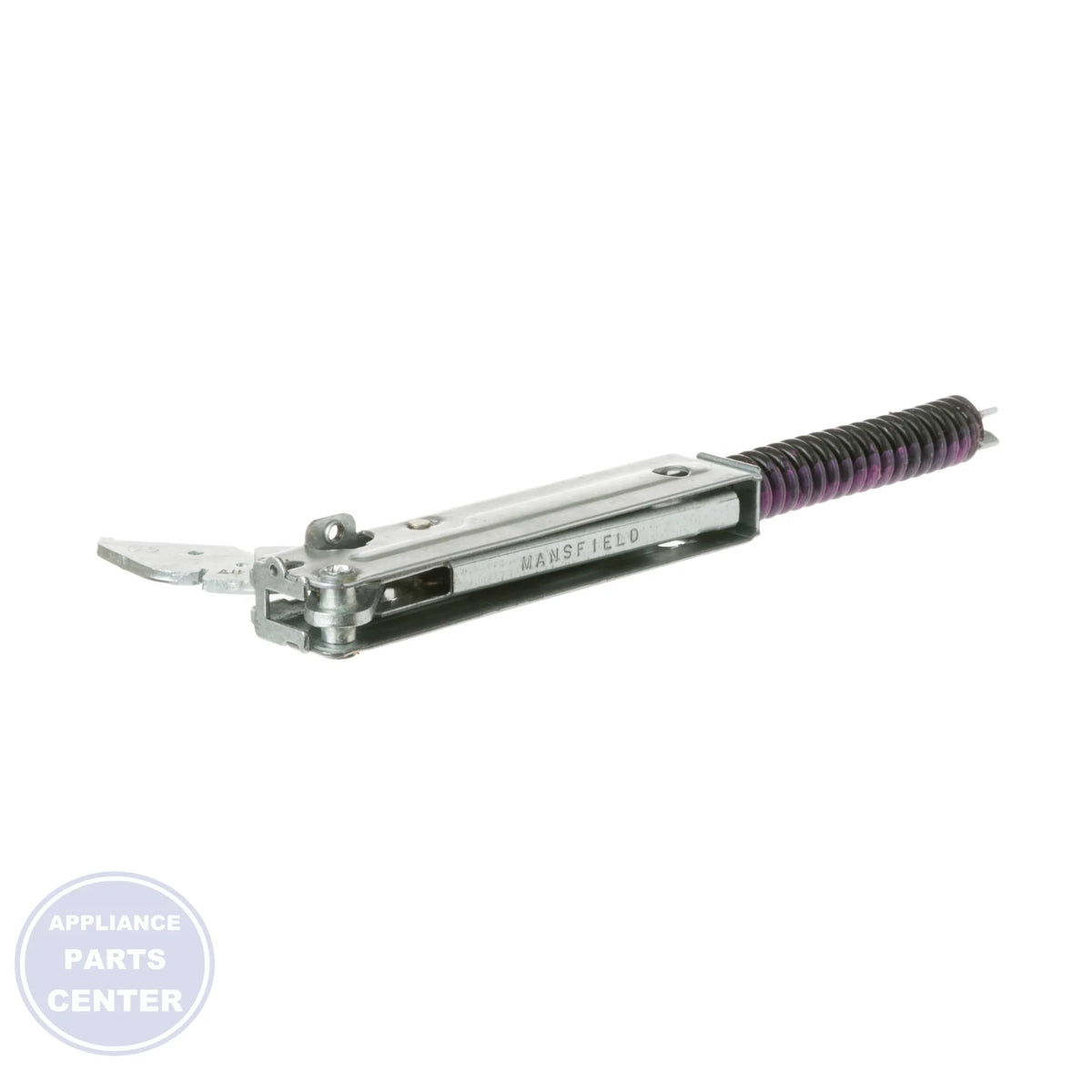 HINGE DOOR RIGHT WB10T10140 - Side view with precise measurements