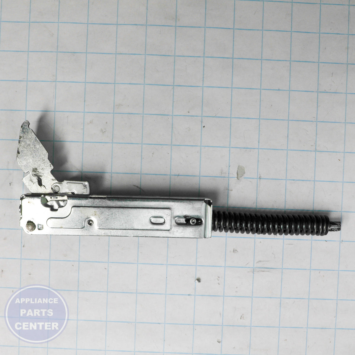 HINGE ASM WB10T10143 - Side view with alignment specs