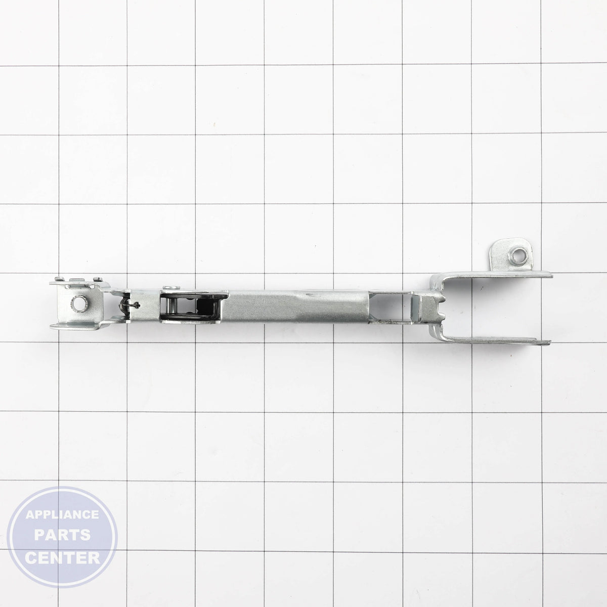 GEH RECEIVER HINGE LH WB10X29636 - Installation in specific model showing precise mounting points