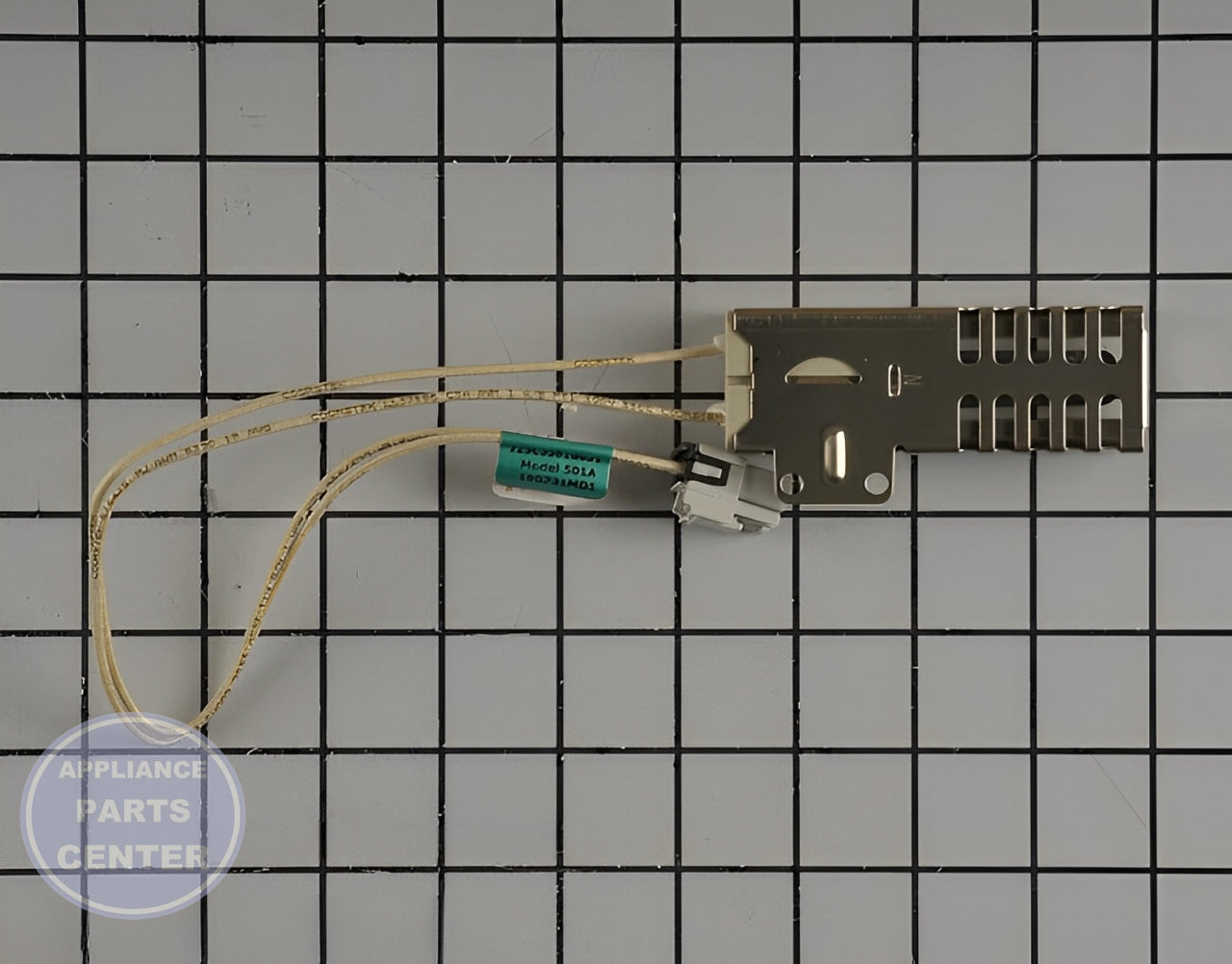 IGNITER GLOWBAR WB13X24925 - Side view with efficient ignition specs